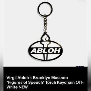 Virgil Abloh Church & State Figures Of Speech Sunroof Bklyn Museum key chain NEW